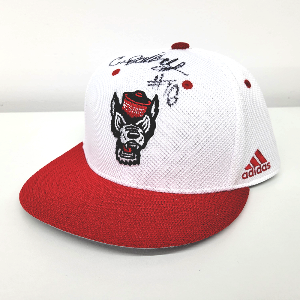 Signed CJ Bailey (#16) NC State Baseball Hat