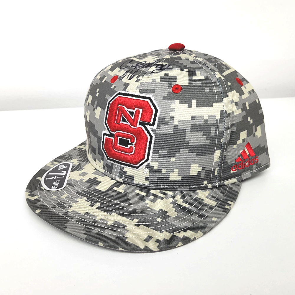 Signed CJ Bailey (#16) NC State Baseball Hat (4)