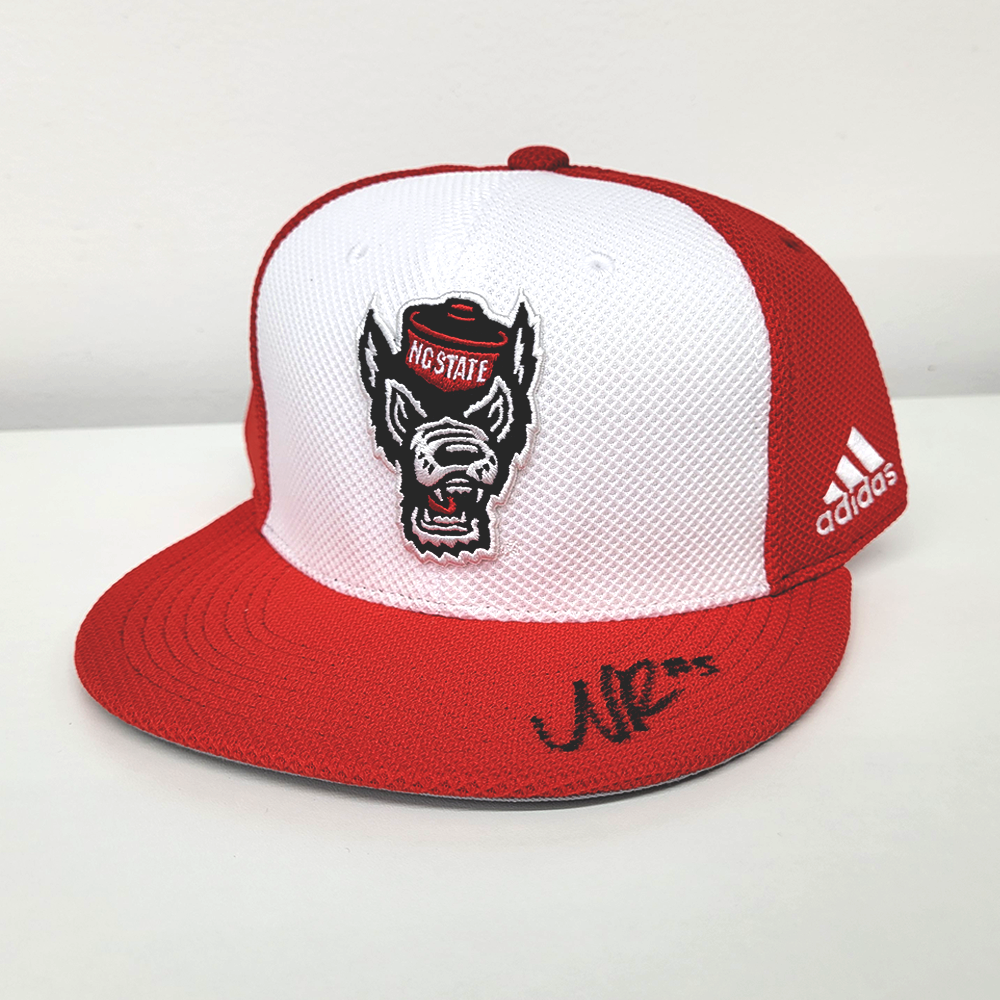 Signed Noah Rogers (#5) NC State Baseball Hat (3)