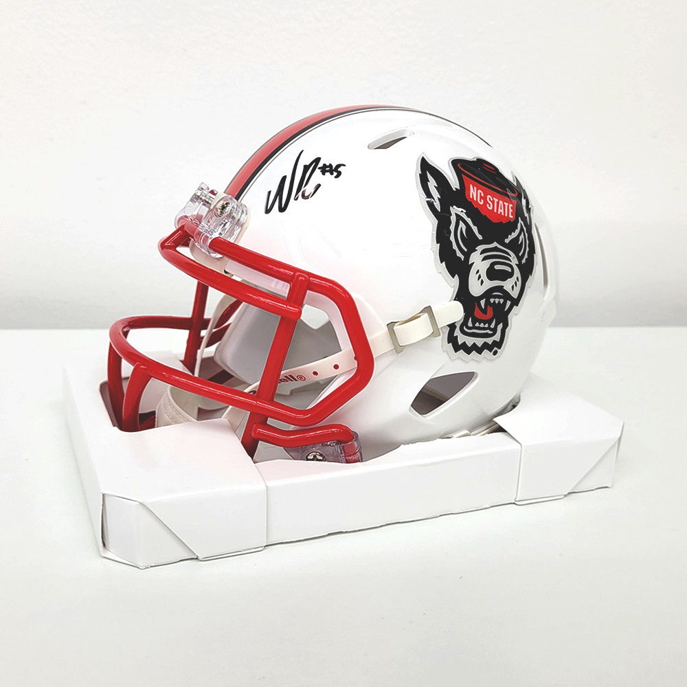 Signed Noah Rogers (#5) Mini Helmet