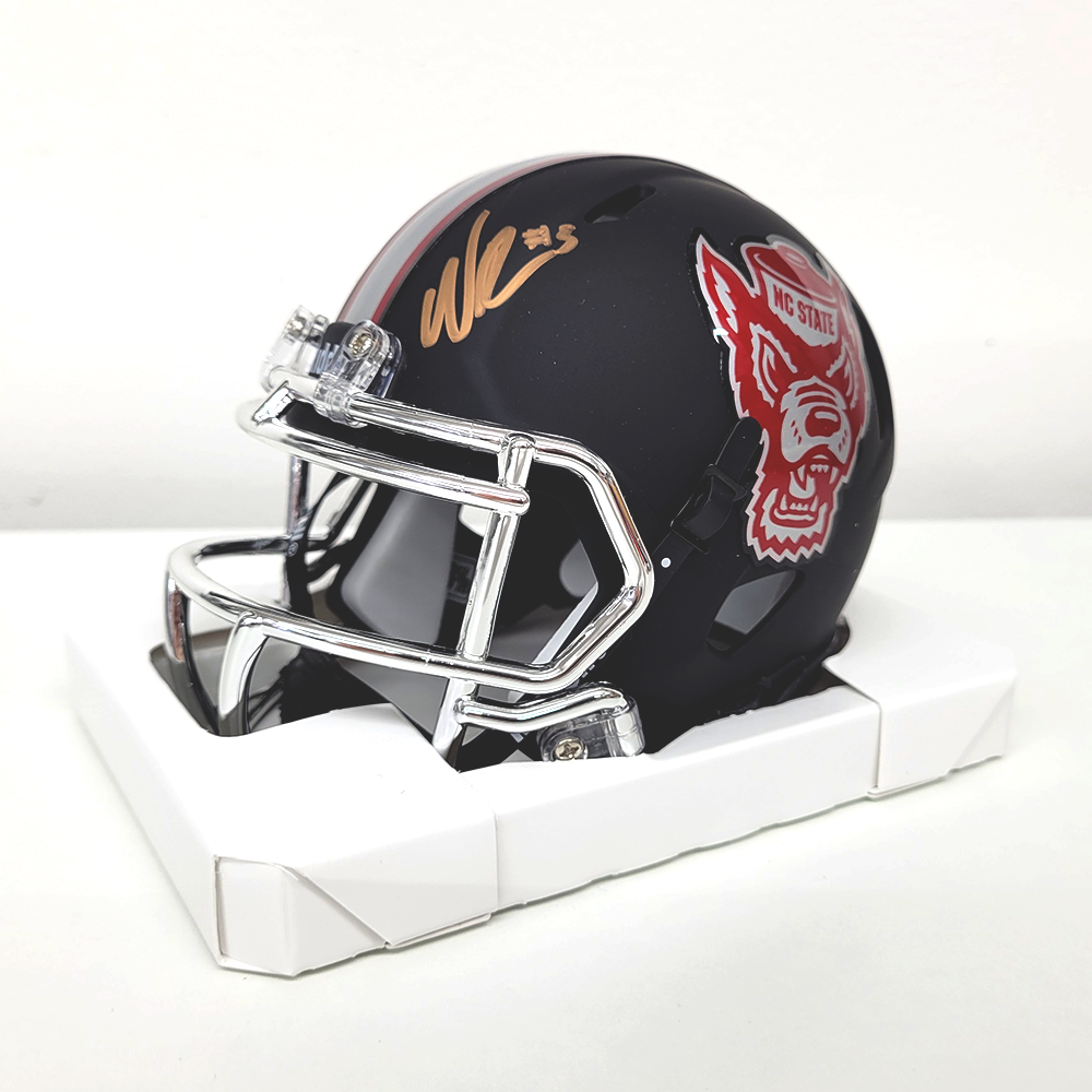 Signed Noah Rogers (#5) Mini Helmet