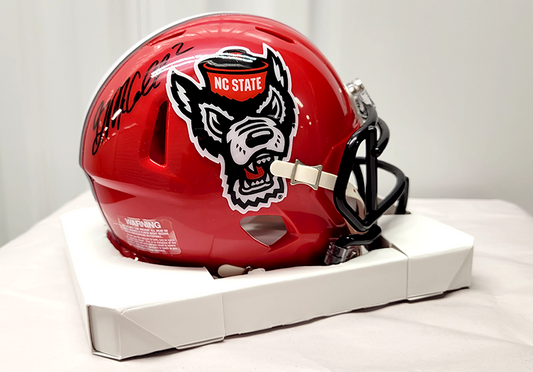 Grayson McCall Signed Mini Helmet (Red)