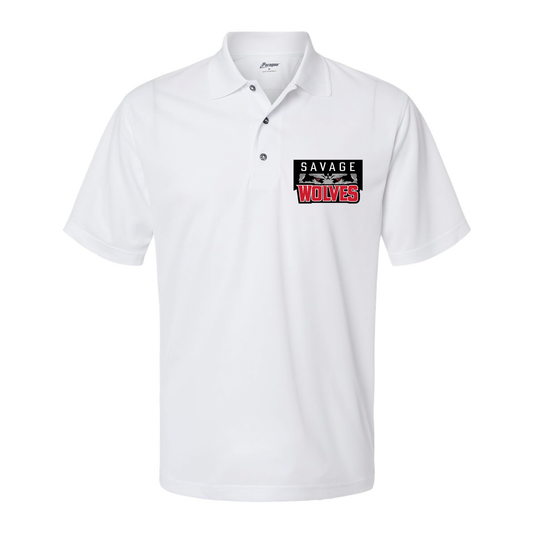 Savage Wolves Polo (White)