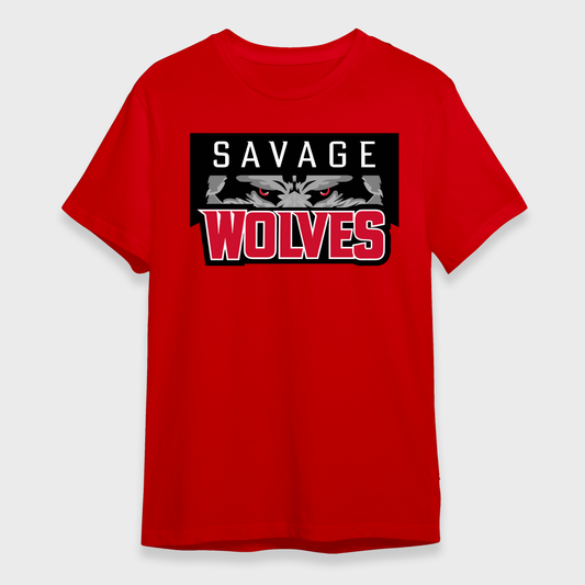 Savage Wolves Tee (Red)