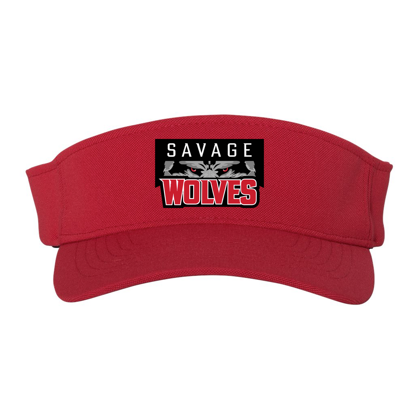 Savage Wolves Visor (Red)