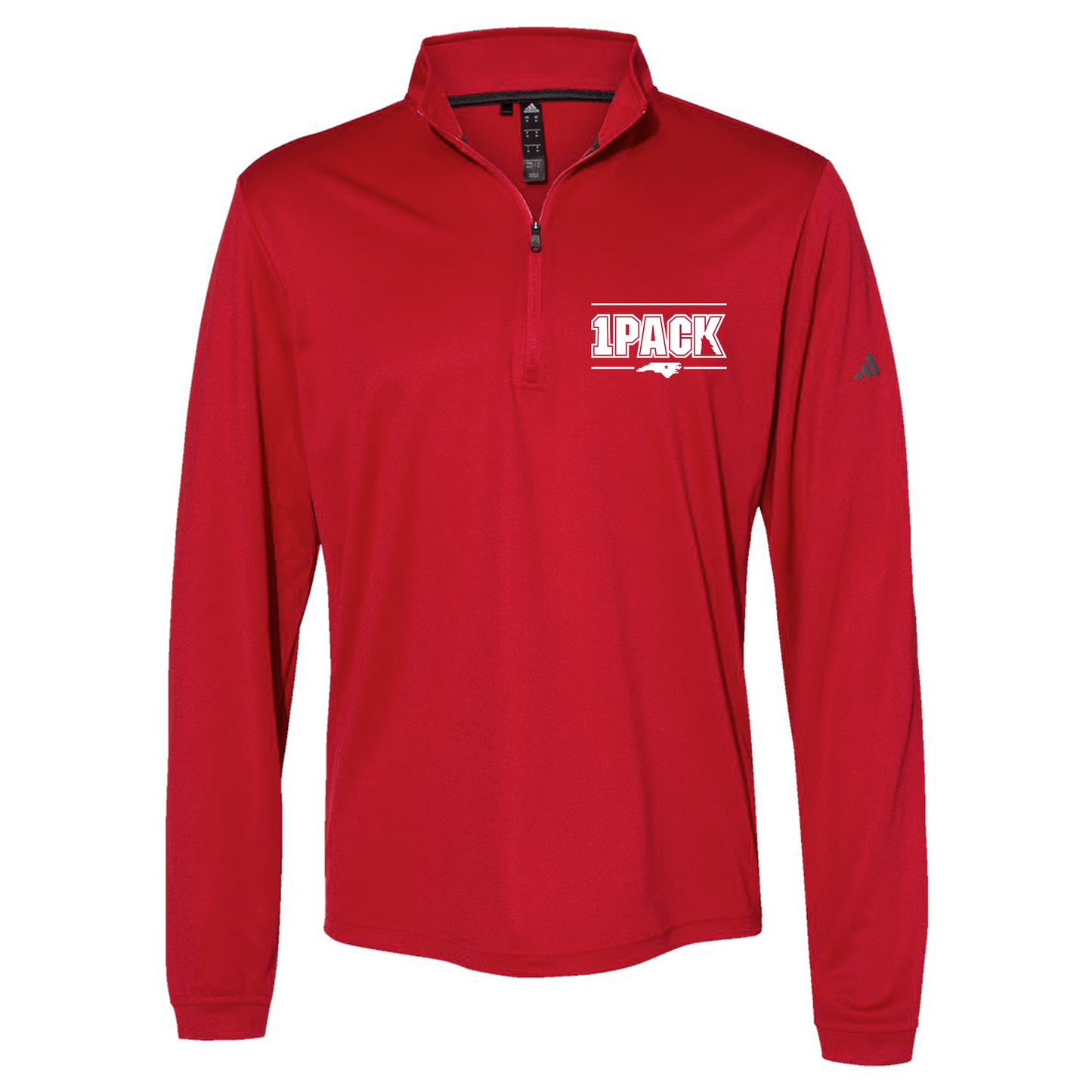 1PACK adidas Quarter Zip (Red)